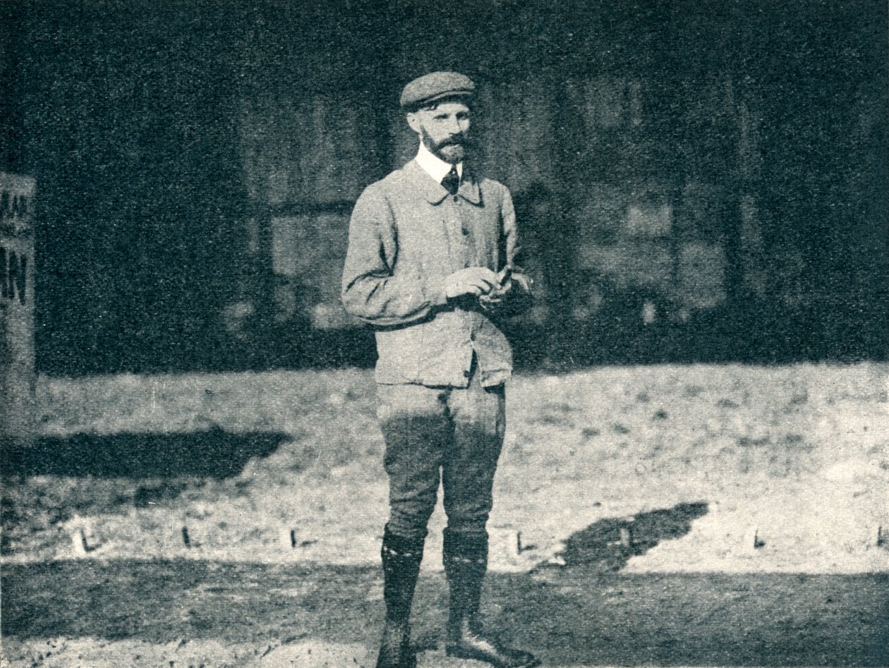 Henri Farman , fransk flydesigner, konstruktør og pilot, c1910 1933 av Flight Photo