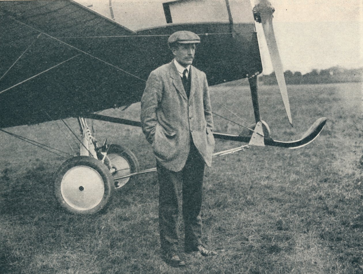 London-Brighton Race: Harold Barnwell, piloten til Martinsyde, 1913 1934 av Flight Photo