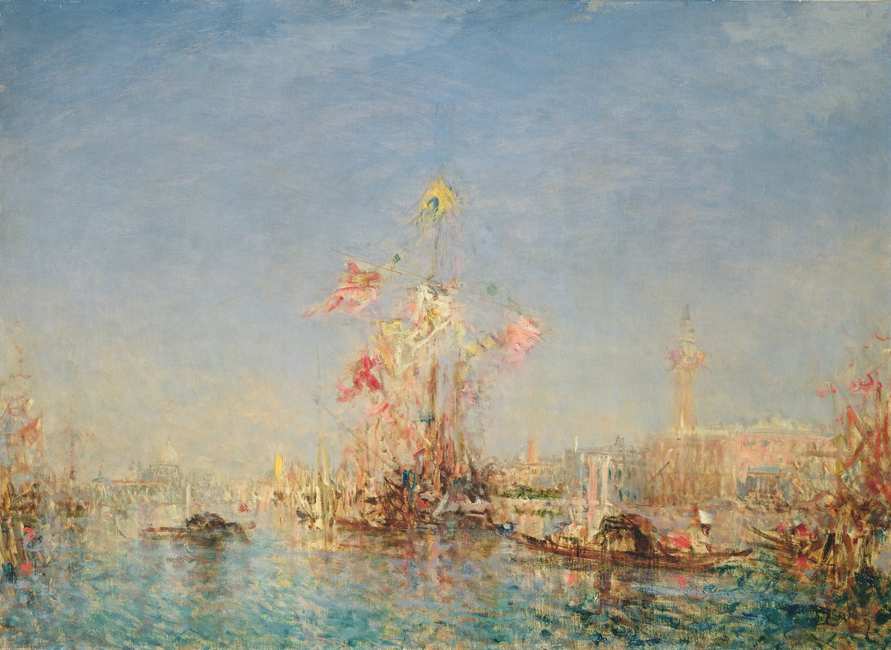 Venezia av Félix Ziem