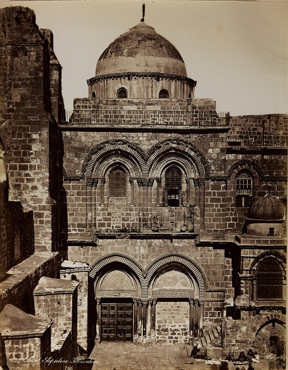 Album Palestina 1887: basilikaen til Den hellige grav i Jerusalem av Félix Bonfils