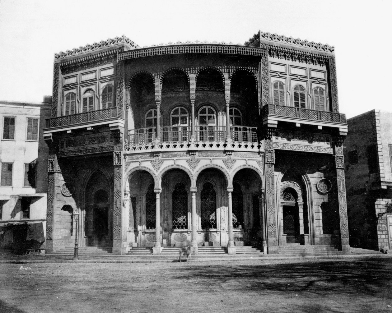 Fountain of the Valid One, Kairo, Egypt, 1878 av Félix Bonfils