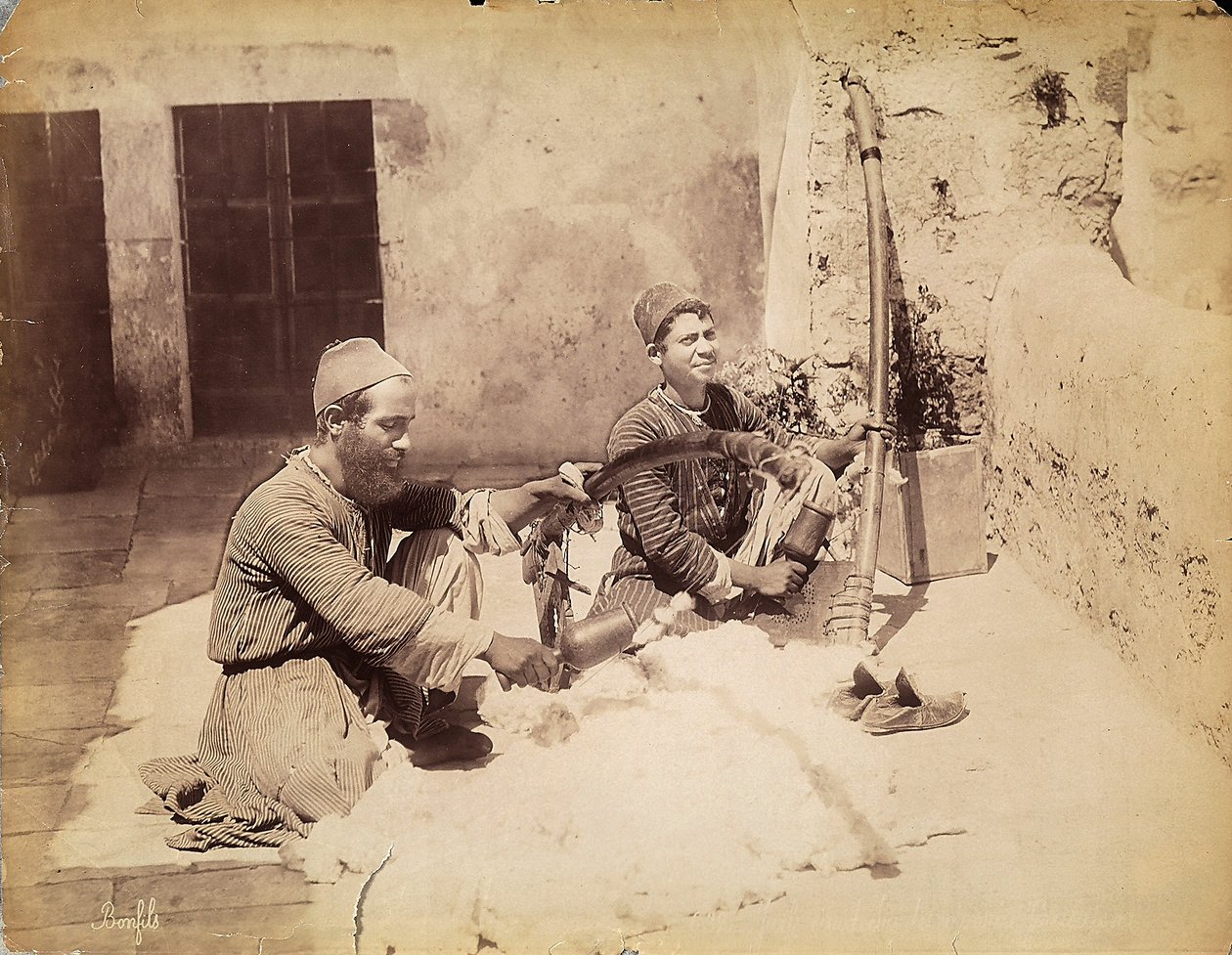 To egyptiske håndverkere av Félix Bonfils