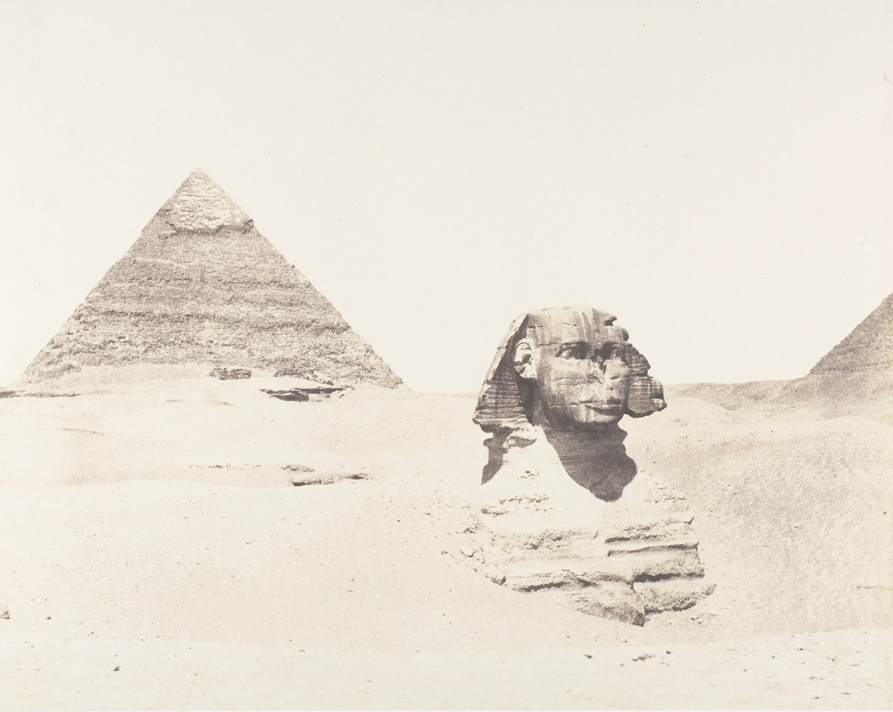 Djizeh Nécropole de Memphis, Sphinx et Pyramides, 1851-52, printed 1853-54.    1177622   no       norwegian Successfully Translated  Original: The Battle of the Pyramids, Egypt, 3 Thermidor, Year 6 21 July 1798 Translat: The Battle of the Pyramids, Egypt,  av Félix Teynard