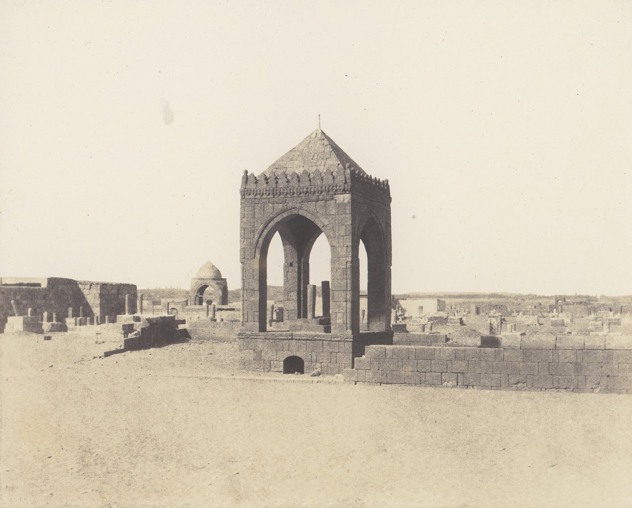 Kairo, Mamelukkenes kirkegård, 1851-52, trykt 1853-54. av Félix Teynard