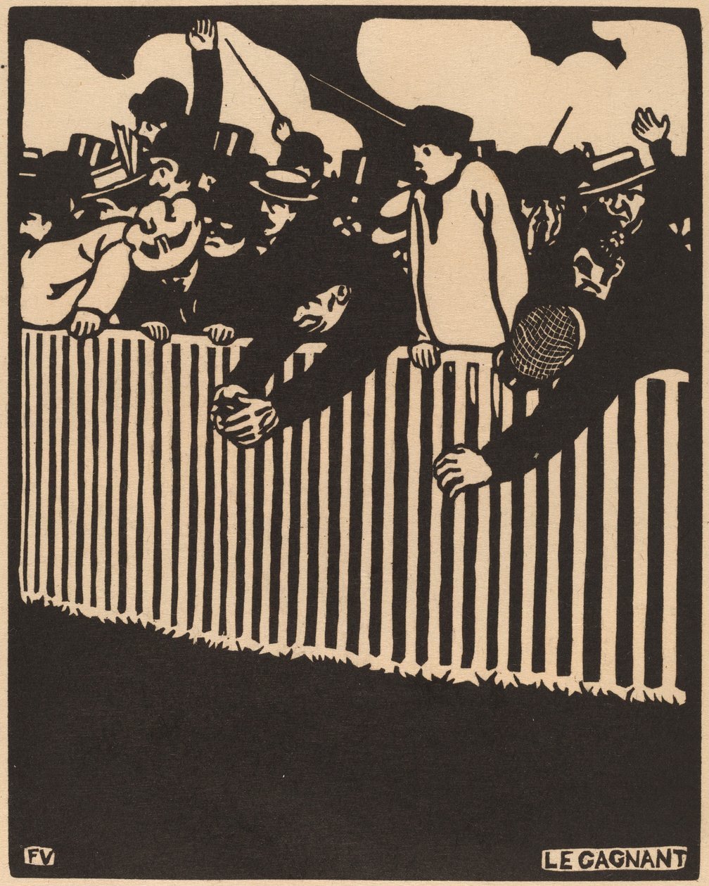 Le Gagnant The Winner, 1898 av Félix Valloton
