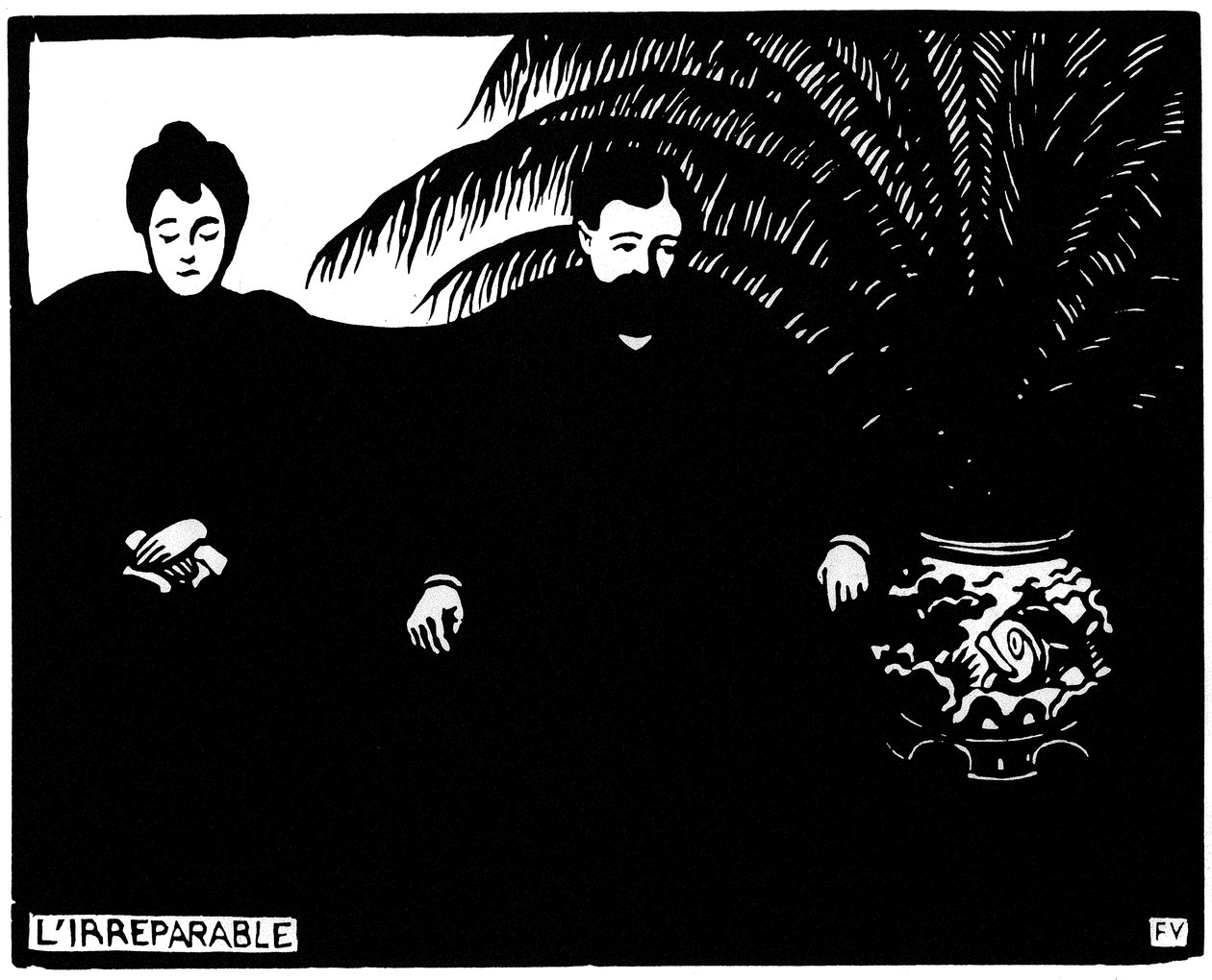 The Irreparable Intimities X av Félix Valloton
