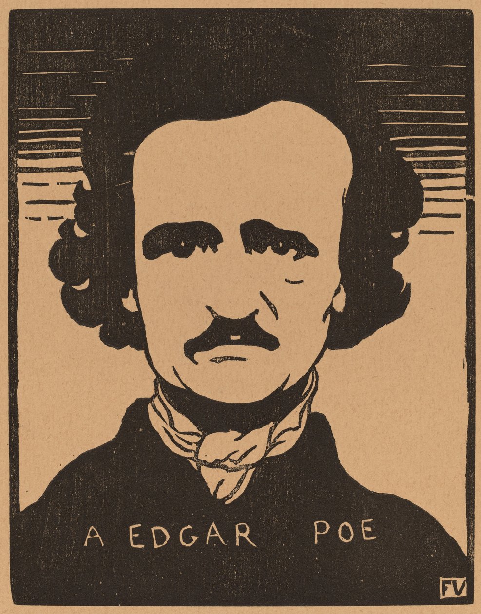 En Edgar Poe av Félix Vallotton