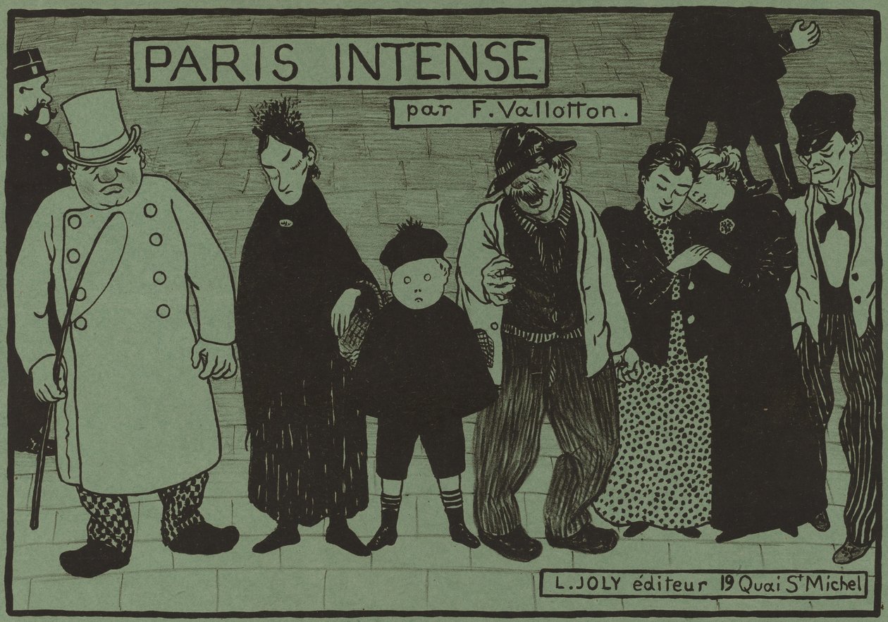 Albumomslag for "Paris Intense" av Félix Vallotton