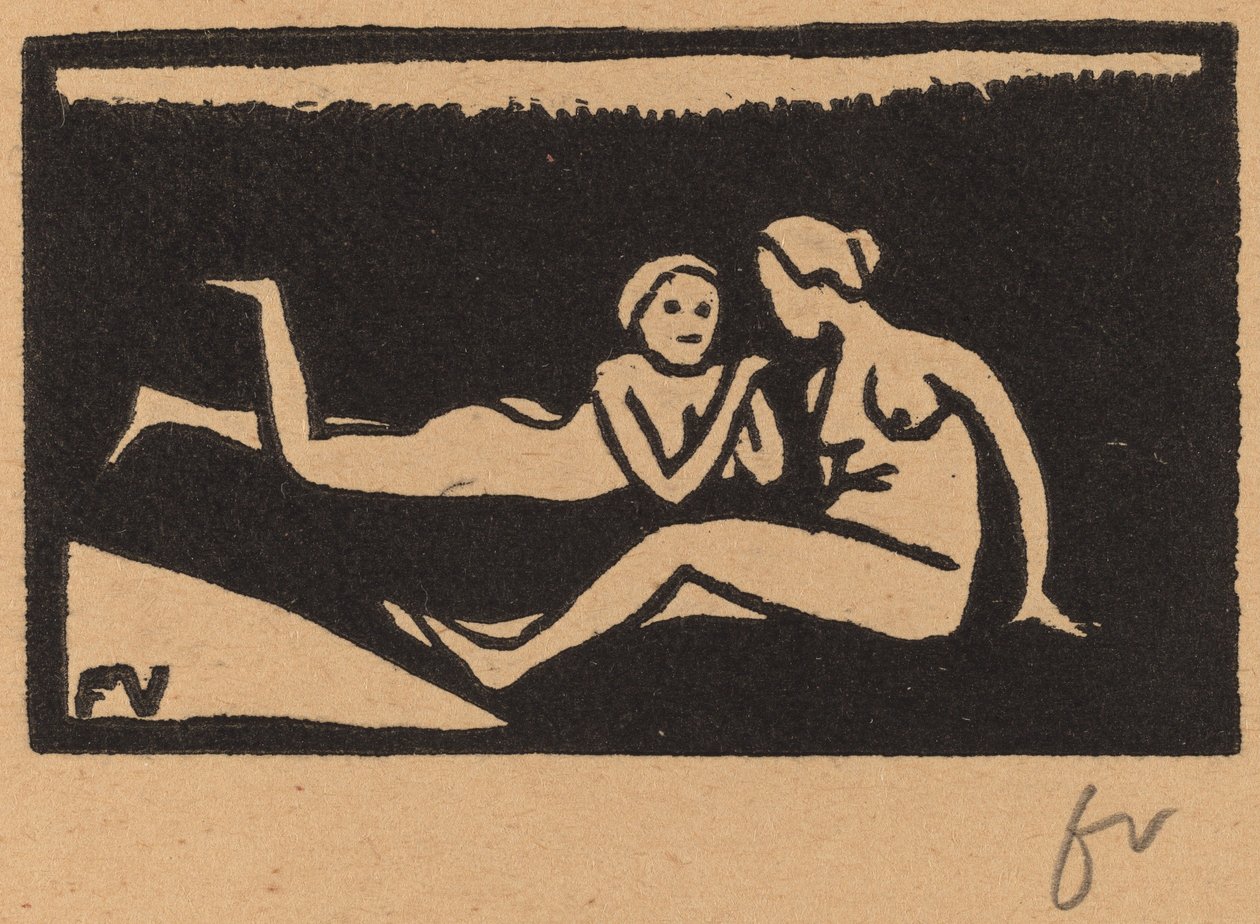 Badende på gresset av Félix Vallotton