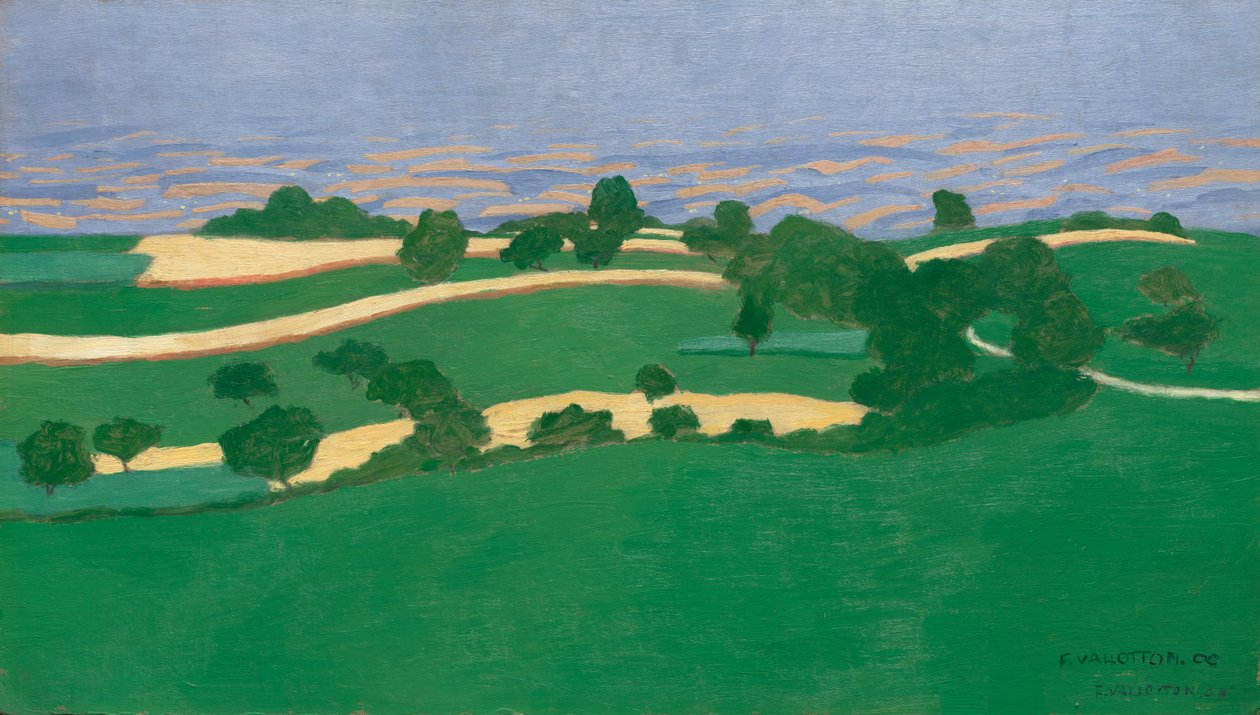 Kornfelt av Félix Vallotton