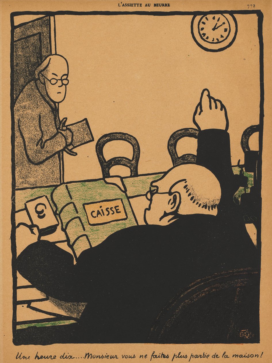 Forbrytelser og straff XV, 772: Ti over ett av Félix Vallotton