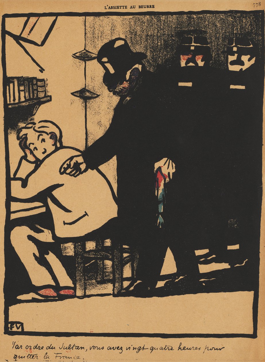 Forbrytelser og straff XXI, 778: Etter ordre fra sultanen av Félix Vallotton