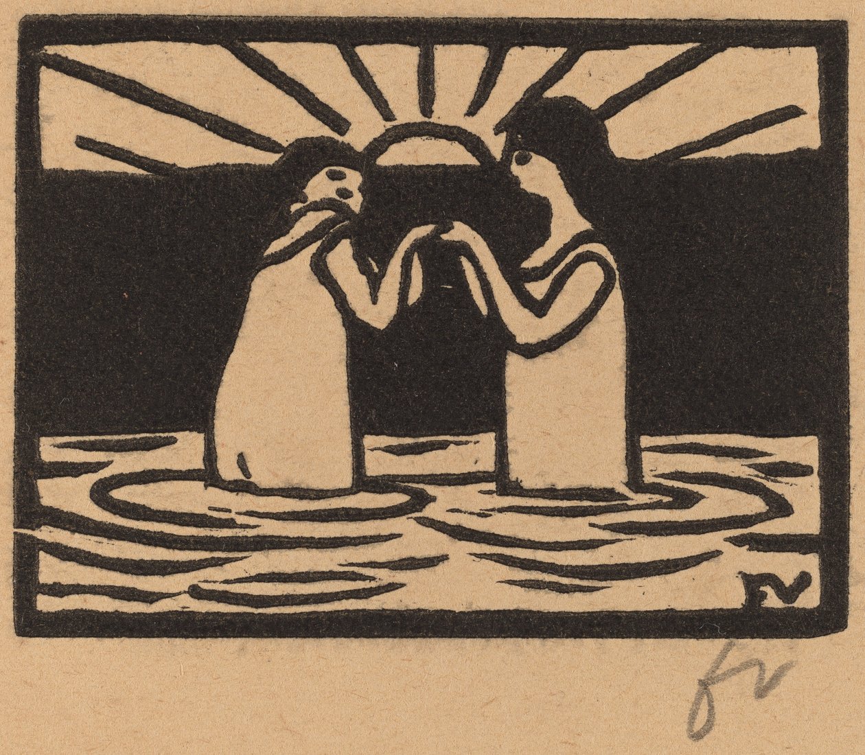 Spille i solen (Jeux au soleil) av Félix Vallotton