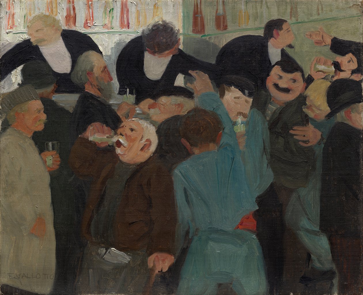 Bistroen av Félix Vallotton