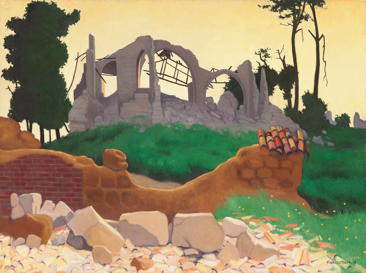 Souains kirke av Félix Vallotton