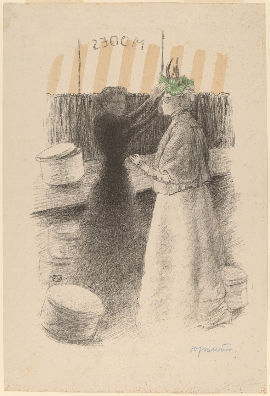 Den grønne hatten av Félix Vallotton