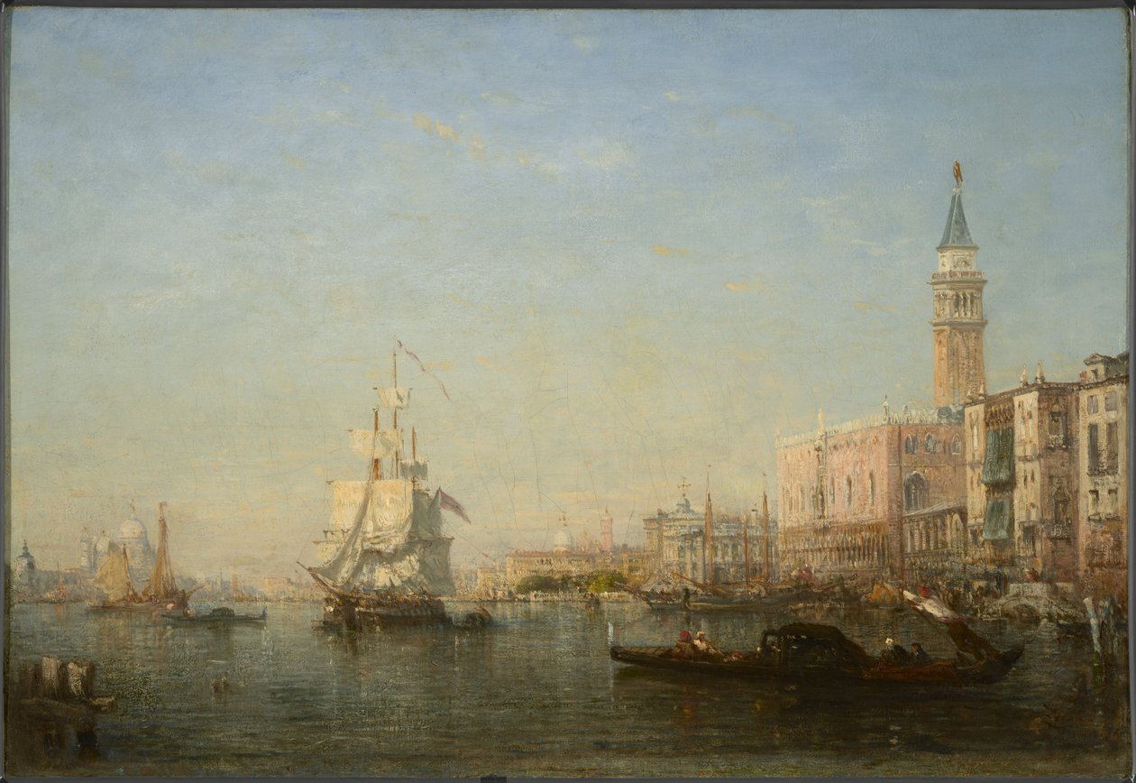Canal Grande, Venezia av Félix Ziem
