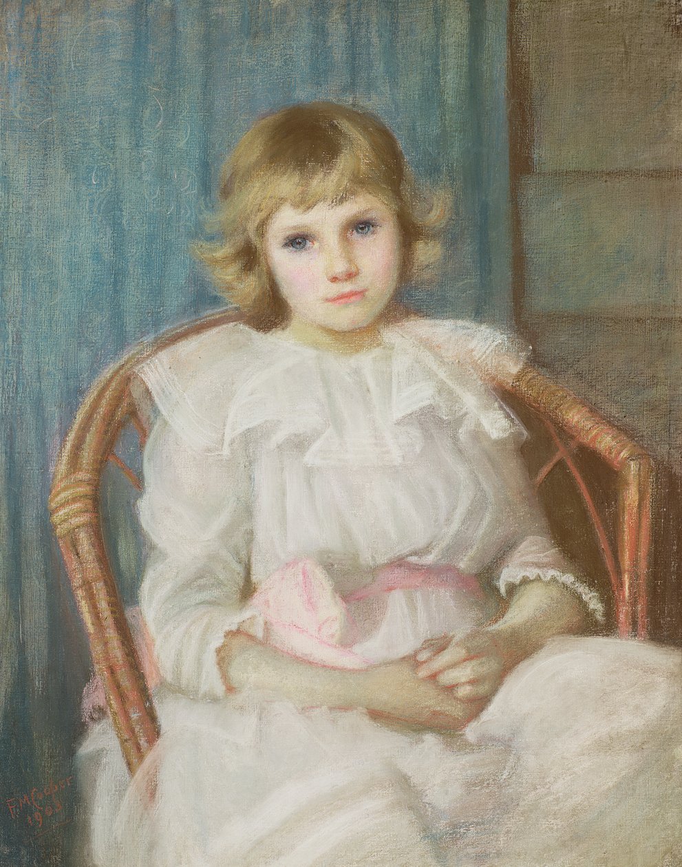 Portrett av en ung jente av Florence Cooper