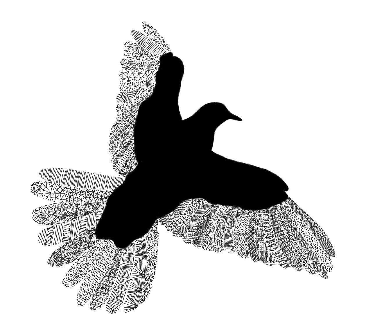Bird Line Art av Florent Bodart