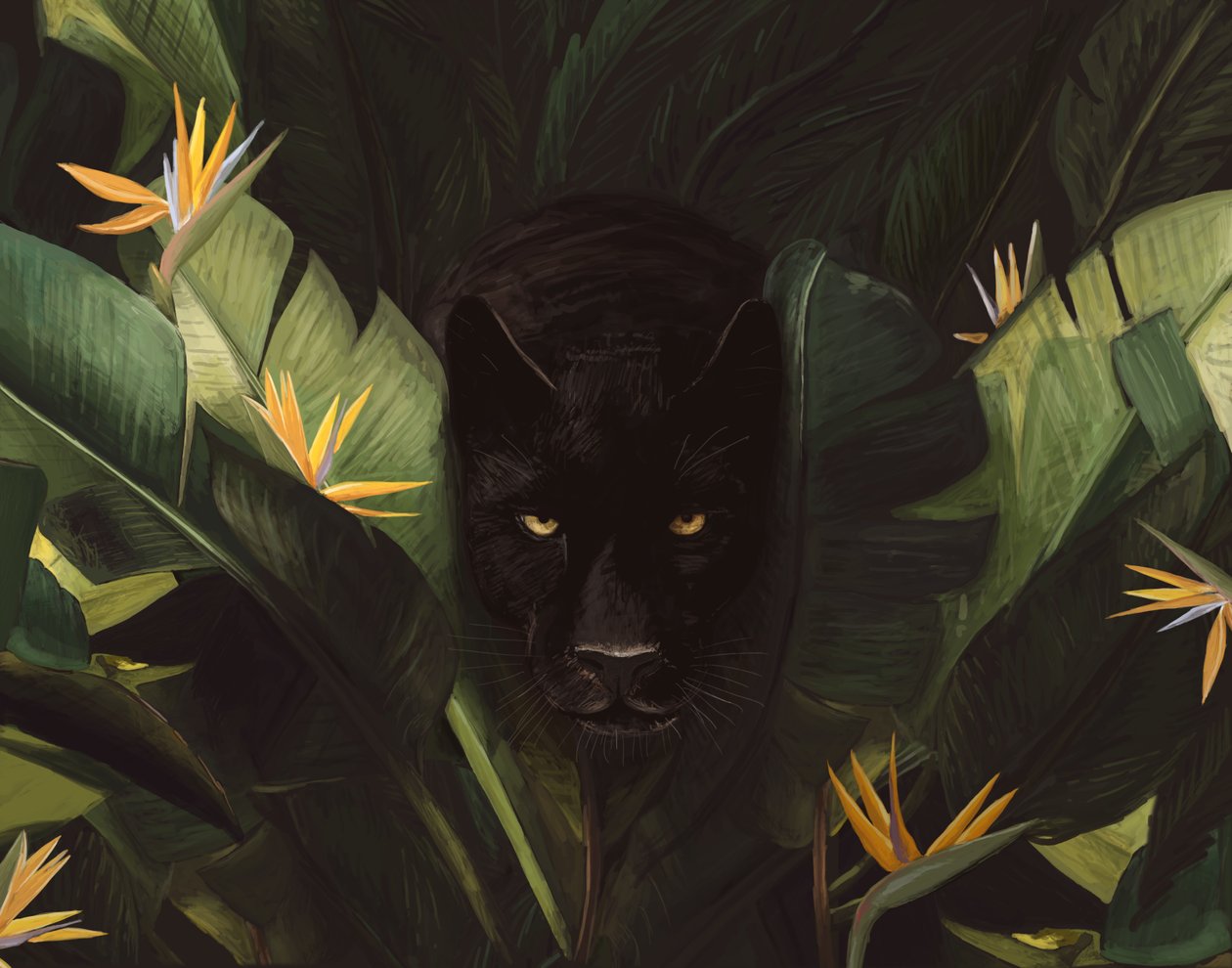 Hei Panther, 2020 (digital) av Florent Bodart