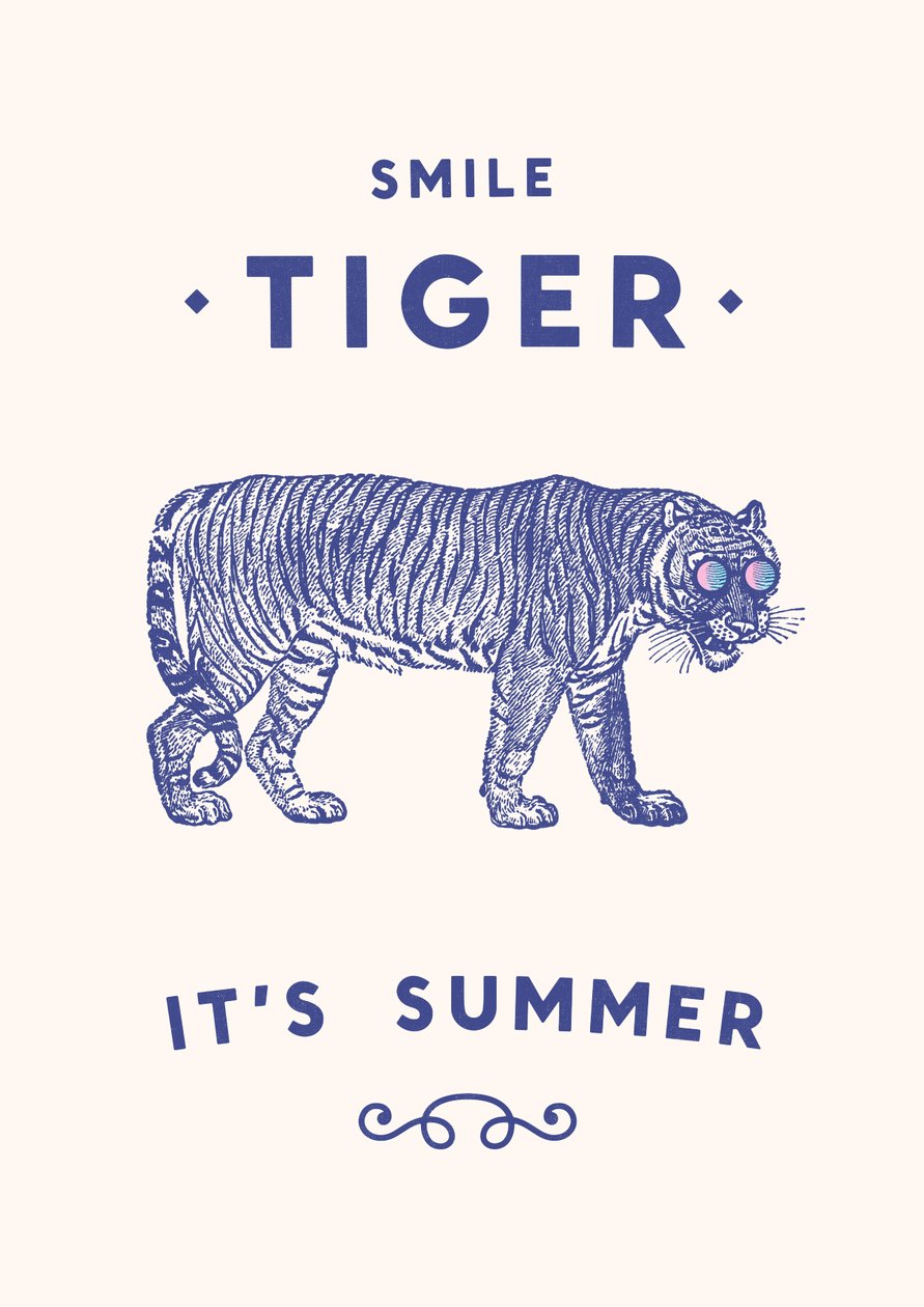 Smile Tiger, 2020 (digital) av Florent Bodart