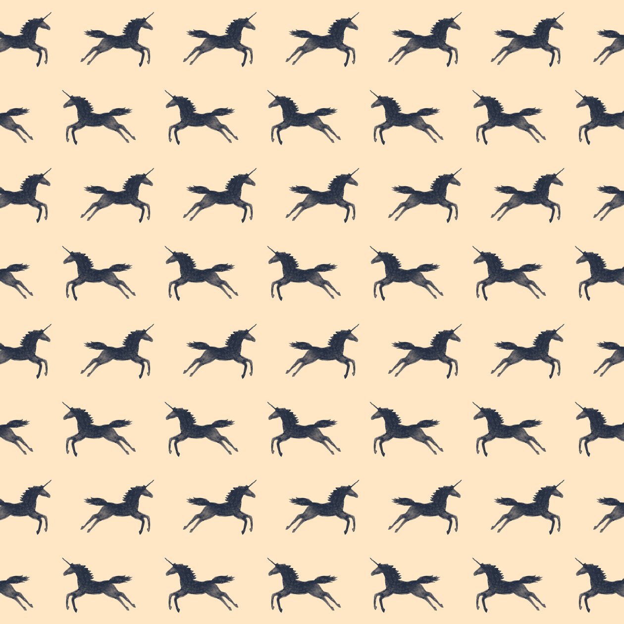 Unicorns – Pattern, 2018 (digital) av Florent Bodart