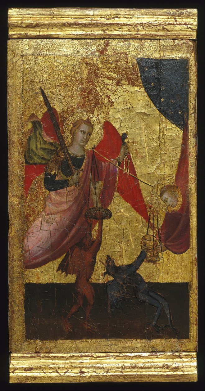 Saint Lawrence går i forbønn for sjelen til keiser Henry II av Florentine Lorenzo di Niccolò