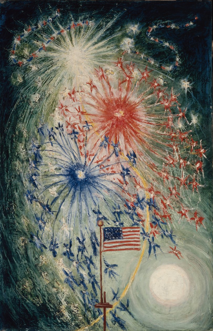 Fjerde juli nummer 1, 1927 av Florine Stettheimer