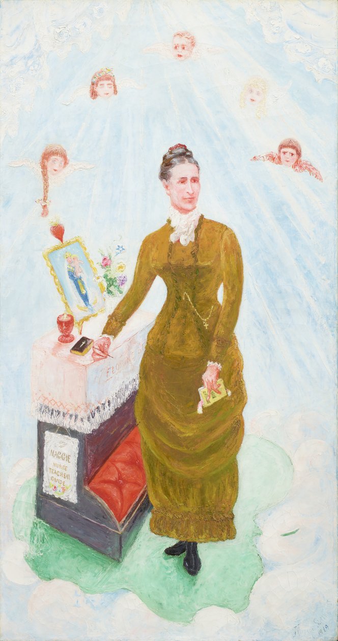 Portrett av vår sykepleier, Margaret Burgess, 1929 av Florine Stettheimer