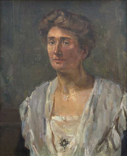 Portrett av Henriette van Heukelom-van den Brandeler av Floris Verster