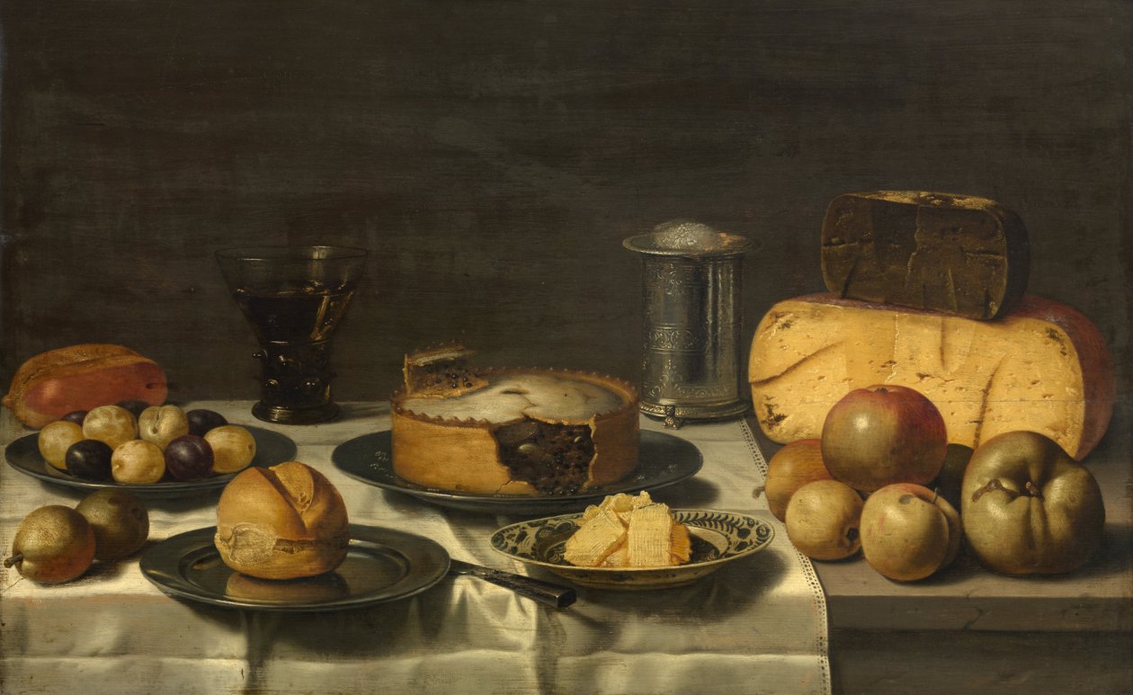 En nederlandsk frokost av Floris Gerritsz van Schooten