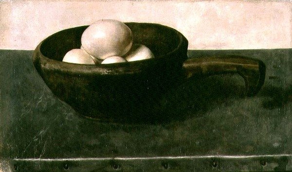 Skål med egg av Floris Verster