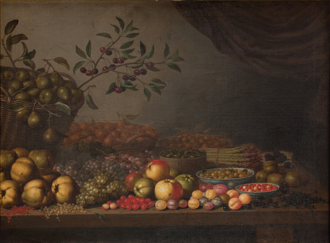 Fruktkurv av Floris Gerritsz van Schooten