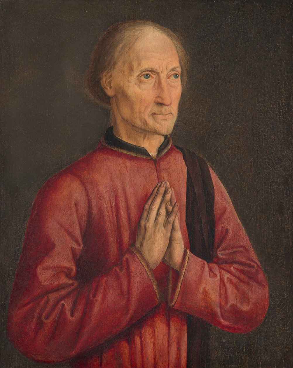 Portrett av en giver av Follower of Dirck Bouts