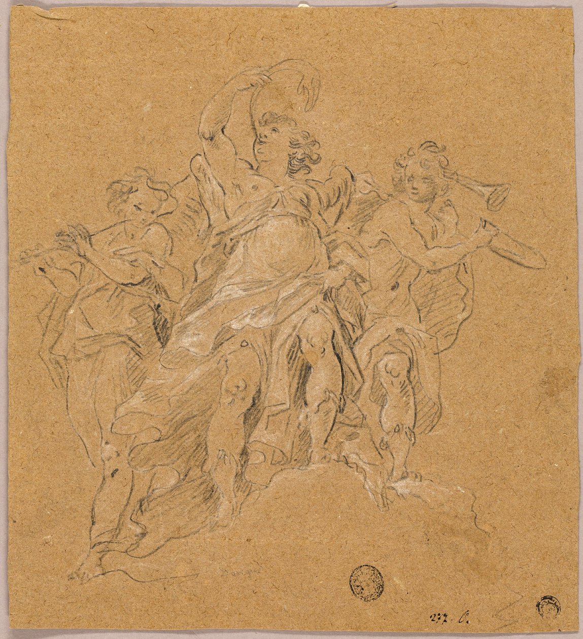 Englemusikere av Follower of Francesco Monti
