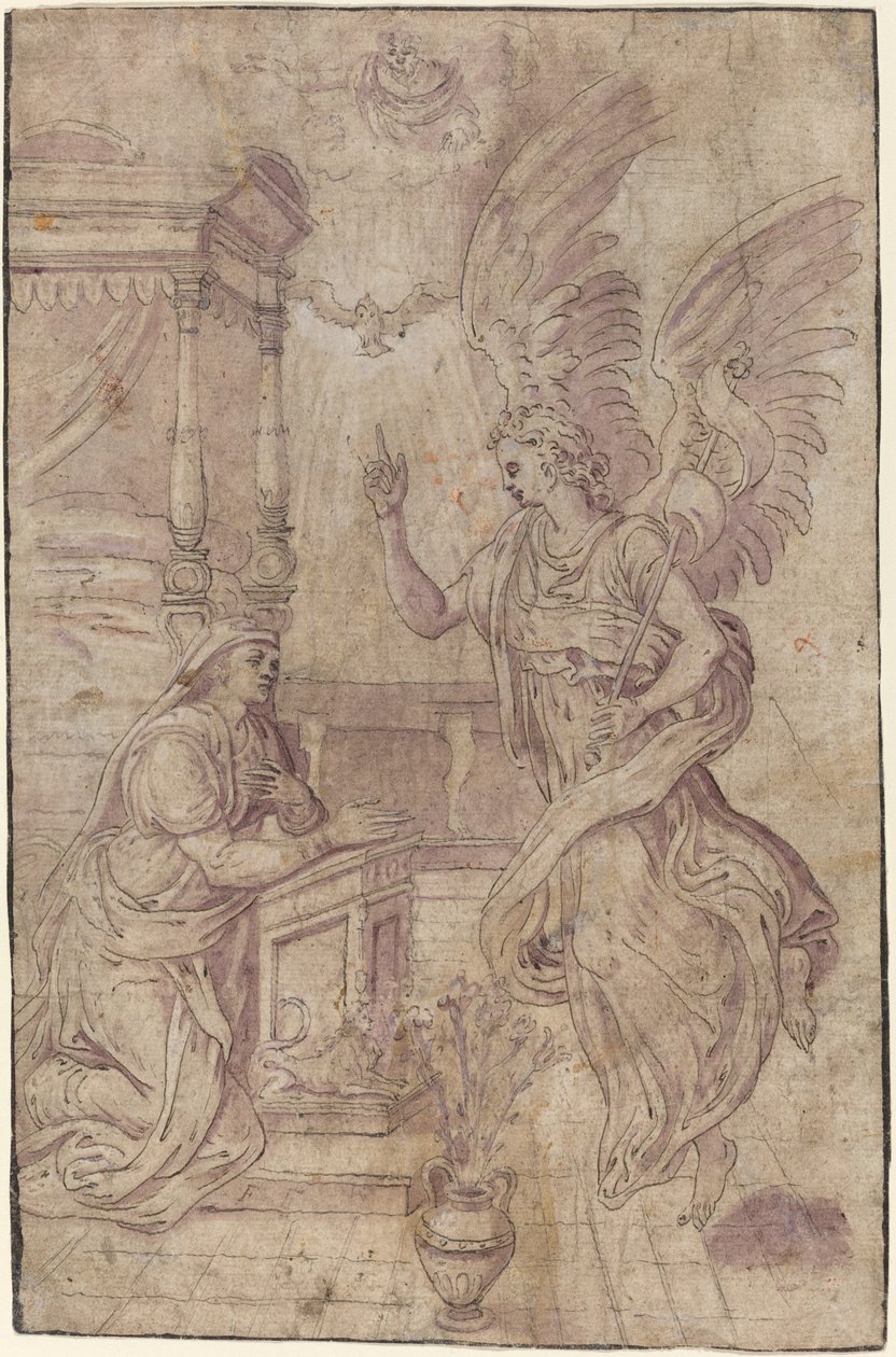 Kunngjøringen av Follower of Frans Floris I