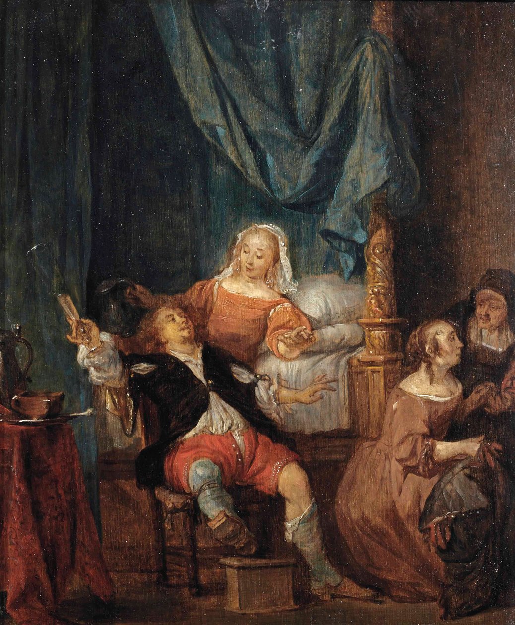  av Follower of Gabriël Metsu