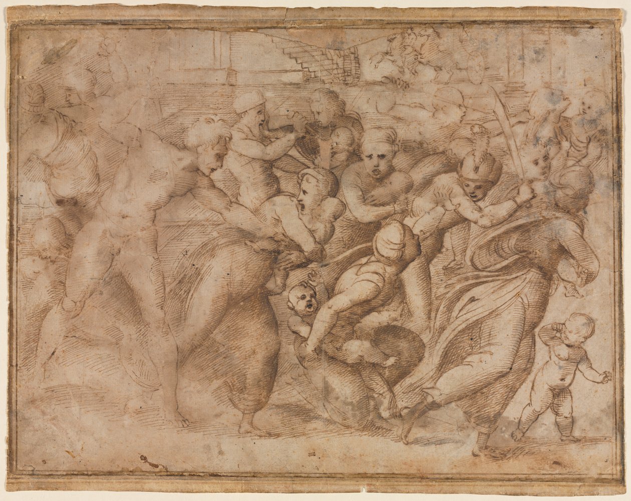 Kopi av Raphaels Massacre of the Innocents av Follower of Raphael