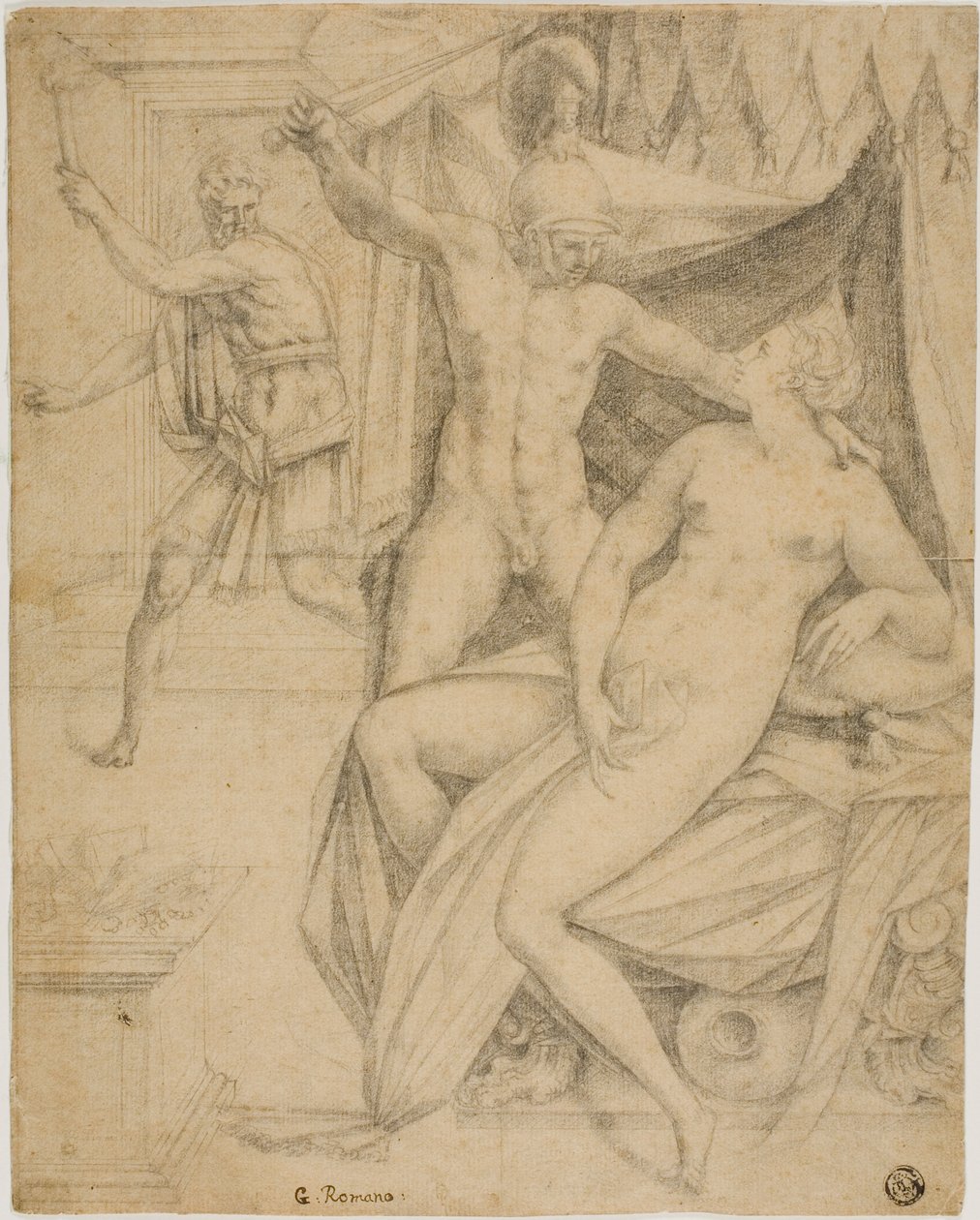 Tarquin og Lucretia av Fontainebleau School