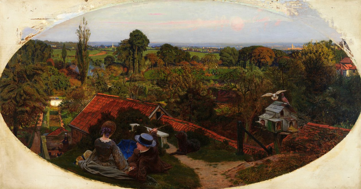 En engelsk høstmiddag, 1852-1853 av Ford Madox Brown