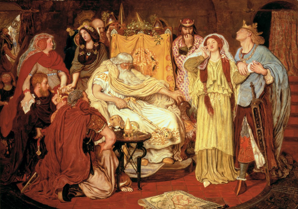 Cordelias del, 1867-75 av Ford Madox Brown