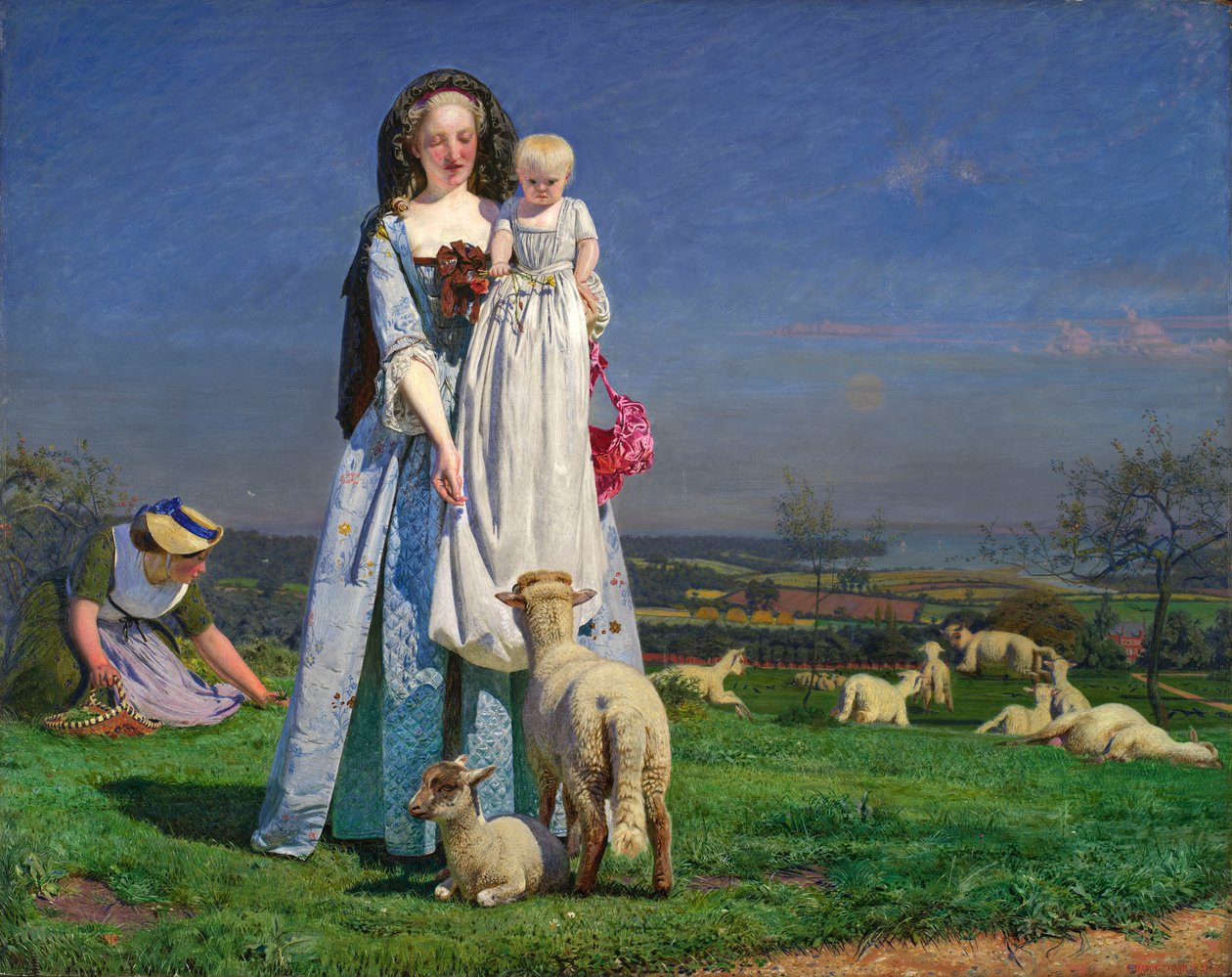 Vakre Baa-Lam av Ford Madox Brown