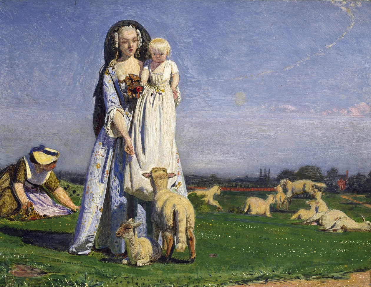 The Pretty Baa-lam, 1852 av Ford Madox Brown
