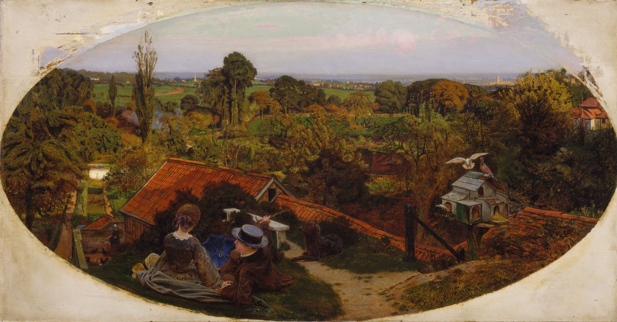 En engelsk høstettermiddag av Ford Madox Brown