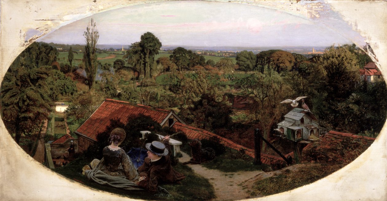 En engelsk høstettermiddag av Ford Madox Brown
