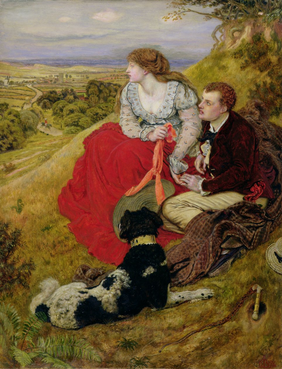 Byrons drøm av Ford Madox Brown