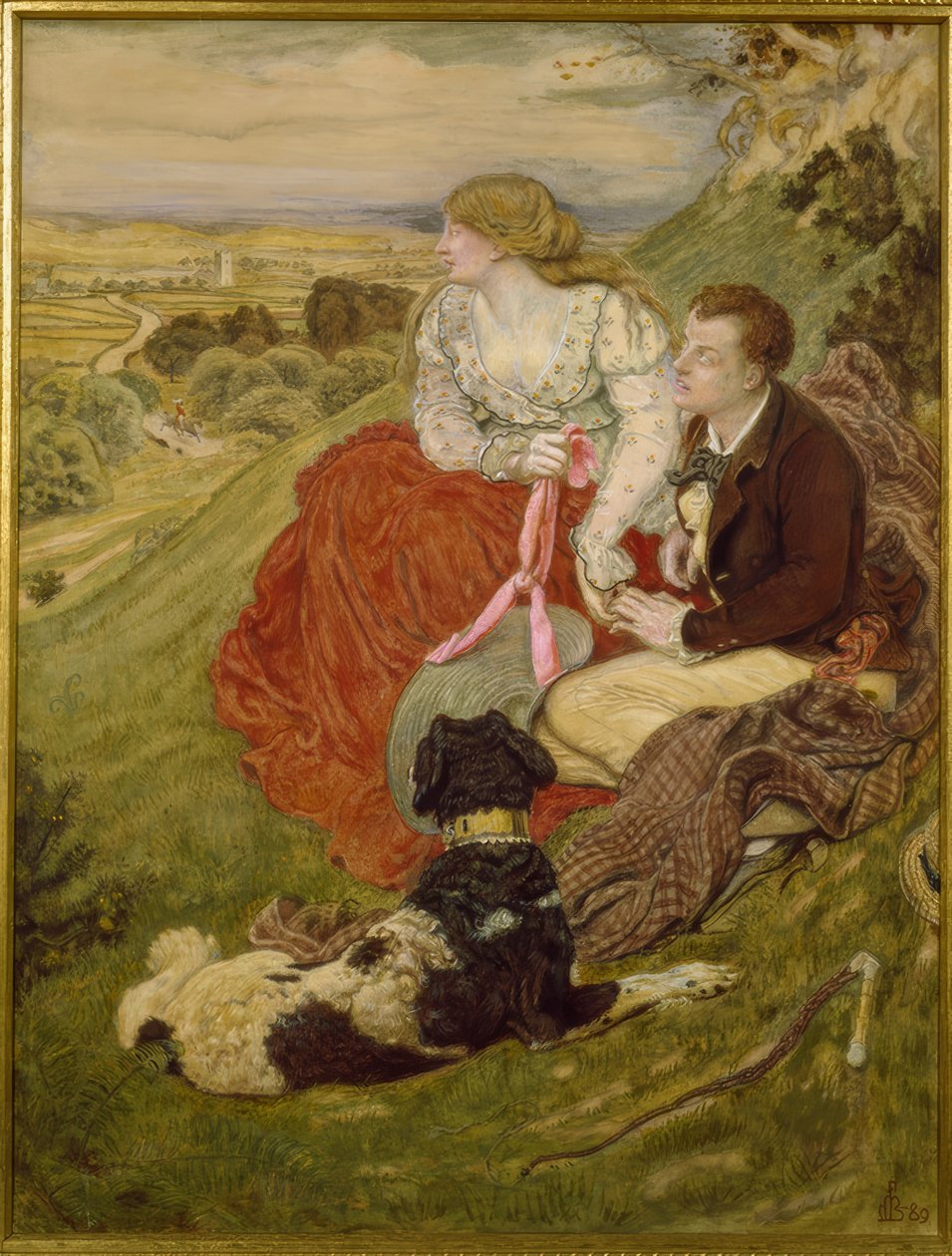 Byrons drøm av Ford Madox Brown