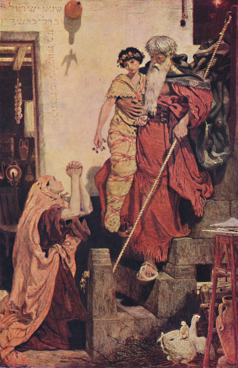 Elijah Restoring the Widows Son, 1868, 1947 av Ford Madox Brown
