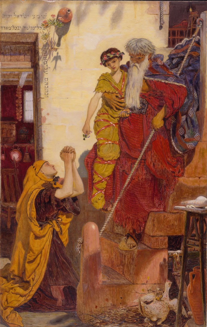Elias og enkens sønn, 1864. av Ford Madox Brown