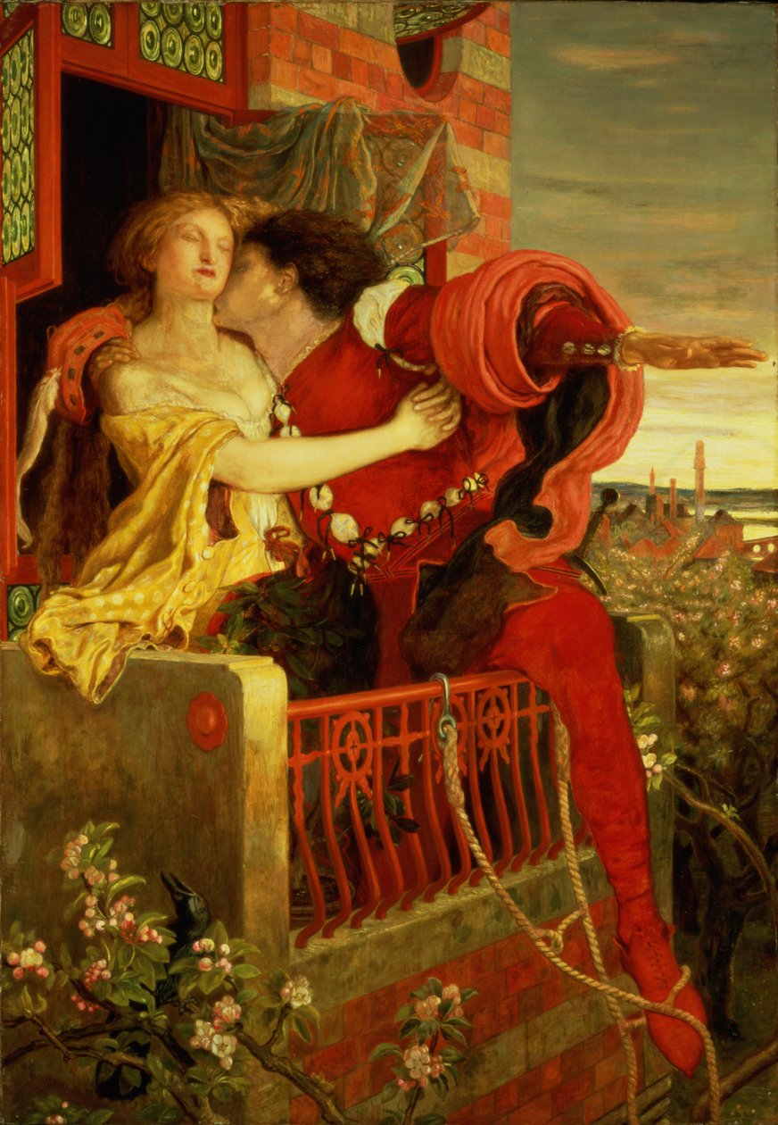 Romeo og Julie av Ford Madox Brown